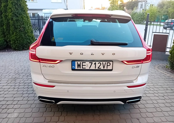 Volvo XC 60 cena 139900 przebieg: 98000, rok produkcji 2019 z Warszawa małe 781
